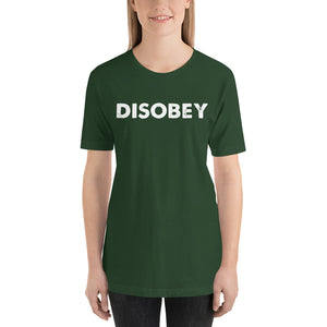 DISOBEY plain tee